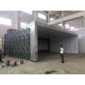 Mobile large parts CE certified telescopic spray booth